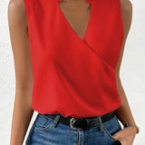 Anne™ | Ærmeløs V-hals Top