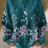 Nora™ - Pullover med blomsterdesign