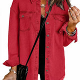 Anne™ | Tidløs Denim Skjortejakke