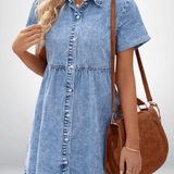 Rosa | Denim Kjole