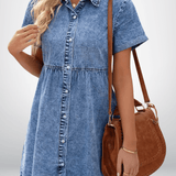 Rosa | Denim Kjole
