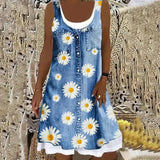 Anne™ | Blød og Elegant Denimkjole