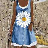 Anne™ | Blød og Elegant Denimkjole