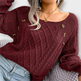 Martina - Strikket sweater med knapper