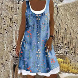 Anne™ | Blød og Elegant Denimkjole