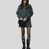 Ida Helene - Strik sæt - Oversize pullover + nederdel