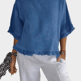 Saga | Linned Bluse