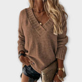 Ofelia - Komfortabel V-hals pullover