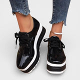 Anne - Sneakers med platform og blød sål