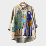 Anne™ | Kunstnerisk Printbluse