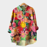 Anne™ | Kunstnerisk Printbluse