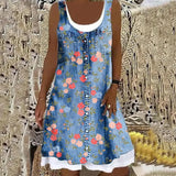 Anne™ | Blød og Elegant Denimkjole