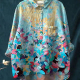 Anne® | Stilren Blomsterskjorte med Knapper