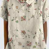 Selma | Blomstret bluse