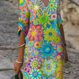 Anne™ | Smuk blomstret kjole til kvinder