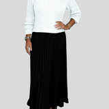 Freja Mille - Plisseret kjole med pullover
