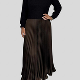 Freja Mille - Plisseret kjole med pullover