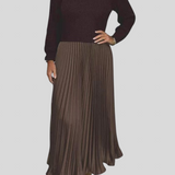 Freja Mille - Plisseret kjole med pullover
