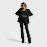 Alma Ida - Elegant sæt af 3 dele (blazer, top, bukser)