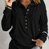 Anne™ | Blød og Afslappet Langærmet Bluse
