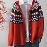 Anne™ | Klassisk Strikcardigan med Mønster