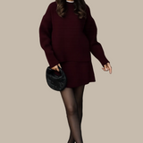 Ida Helene - Strik sæt - Oversize pullover + nederdel