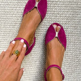 Oline | Elegant Salviegrøn Sandal
