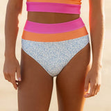 Vigga - Cut Back Crop Bikini Sæt
