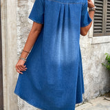 Anne™ | Tidløs Denim Sommerkjole