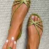 Gry | Gyldne Sandaler Sommer Elegance