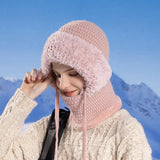 Majbritt - Vinter Beanie Hue 3-i-1