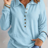 Anne™ | Blød og Afslappet Langærmet Bluse