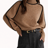 Sunniva - Pullover med høj hals