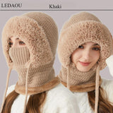 Majbritt - Vinter Beanie Hue 3-i-1