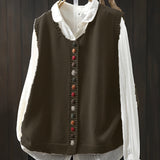 Anne™ | Ærmeløs Strikket Vest