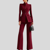 Alma Andrea - Elegant sæt: Blazer og bukser