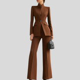 Alma Andrea - Elegant sæt: Blazer og bukser