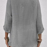 Anne™ | Komfortabel og Casual Skjorte med Knapper