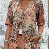 Anne™ | Livlig Blomstret Kjole