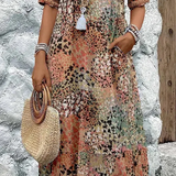 Anne™ | Livlig Blomstret Kjole