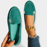 Malene - Loafers med metalelementer