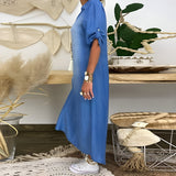 Anne™ | Denimkjole med V-hals