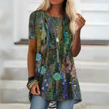 Anne™ | Stilfuld og Casual Printet Top