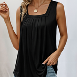 Anne™ | Ærmeløs tanktop med firkantet udskæring