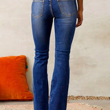 Anne™ | Højtaljede Dame Flared Jeans til Foråret