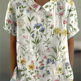 Anne™ | Blomstret Skjorte