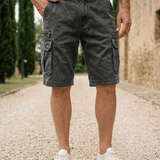 Pieter | Funktionelle Denim Cargo Shorts