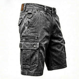 Pieter | Funktionelle Denim Cargo Shorts