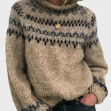 Marielle - Strikket sweater med rund udskæring
