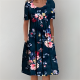 Anne™ | Blomstret Midikjole